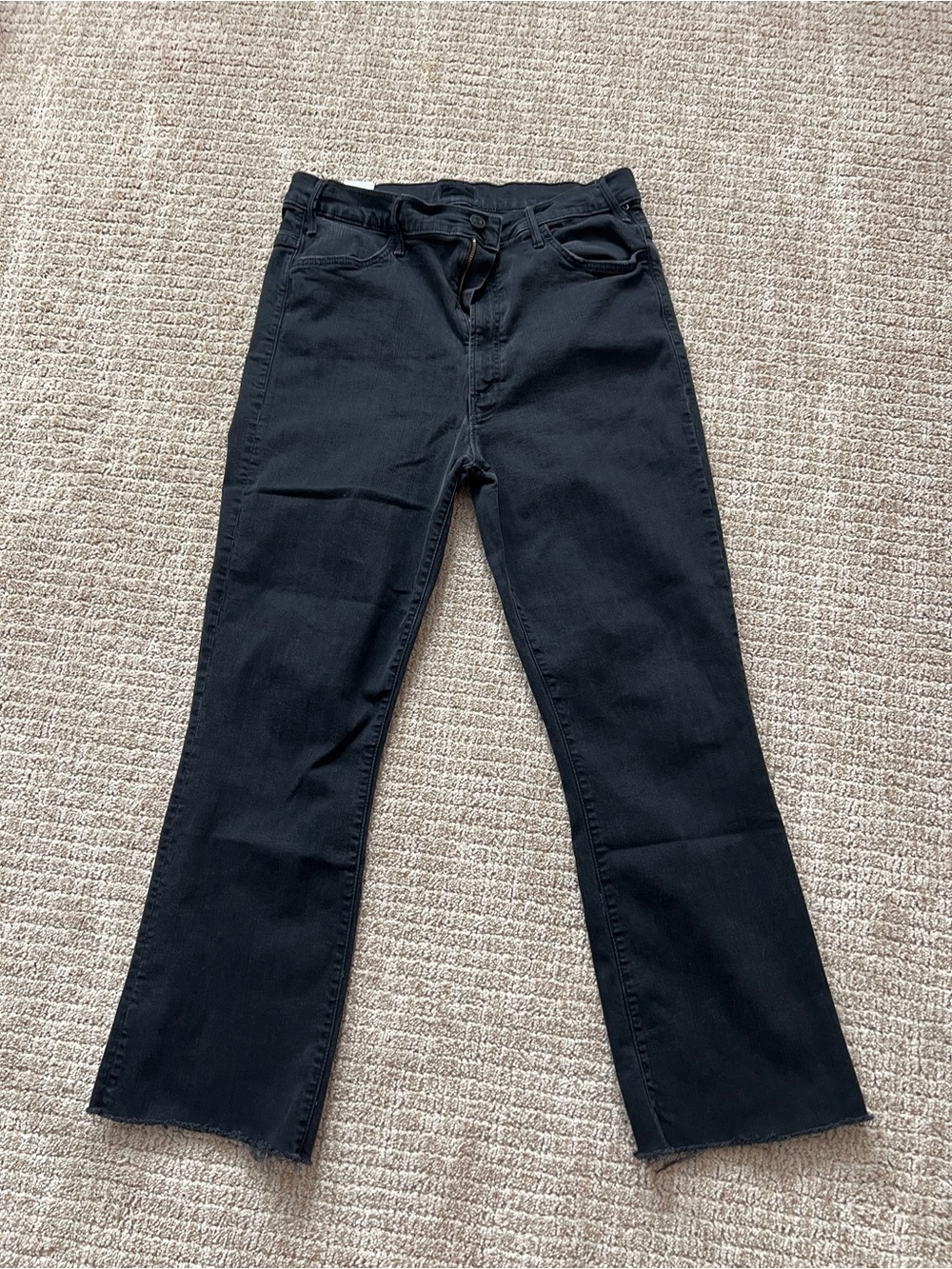 MOTHER Black Women's Straight-Leg Jeans